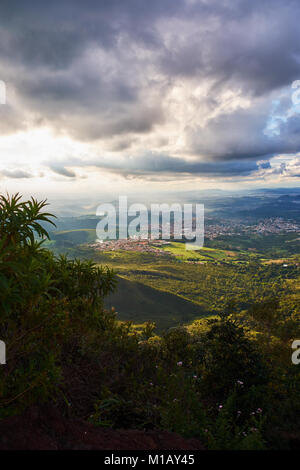 Les montagnes de Minas Gerais au Brésil Banque D'Images