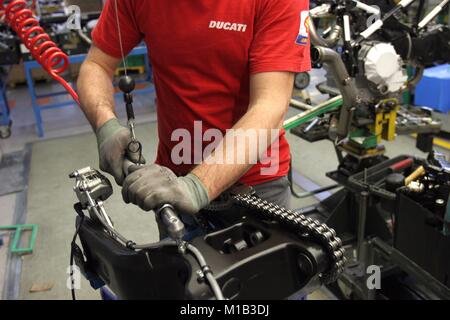 Ducati Motor Factory, Bologne, Emilie-Romagne, Italie © Riccardo Squillantini/Sintesi/Alamy Stock Photo Banque D'Images