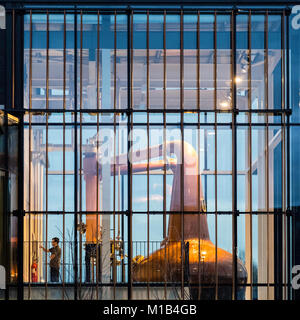 Vue extérieure du nouveau Clydeside distillerie sur berge de la rivière Clyde à Glasgow, Ecosse, Royaume-Uni Banque D'Images