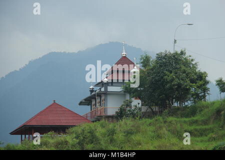 Zone de montagnes en Pacet, Kertasari, Bandung, Indonésie, Asie du Sud-Est, l'Asie. Banque D'Images