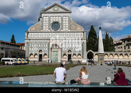 Église Santa Maria Novella. Florence, Italie Banque D'Images