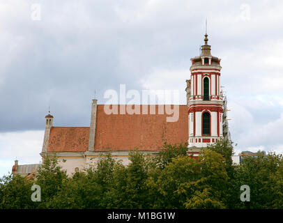 Église de St Philippe et St Jacques, Vilnius, Lituanie Banque D'Images