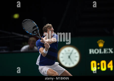 Julien Benneteau tennis player participant à la Rolex Masters à Paris l'Accord Hotel Arena à Paris le 2017/11/04 Banque D'Images