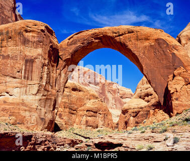 Pont en arc-en-ciel dans la région de Rainbow Bridge National Monument (Utah) Banque D'Images