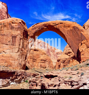 Pont en arc-en-ciel dans la région de Rainbow Bridge National Monument (Utah) Banque D'Images