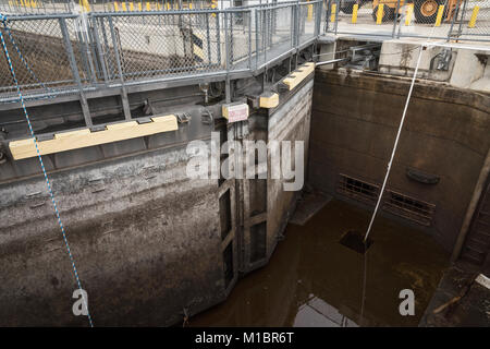 Moss Bluff Lock et le barrage du Marion County, Floride USA Banque D'Images