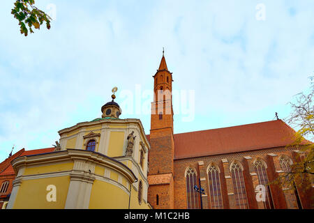 Cathédrale de Saint Vincent et de Saint James (Wincent je Jakub) à Wroclaw. L'église gothique situé dans le quartier de la vieille ville est le siège de l'Eglise Grecque Catholique Banque D'Images