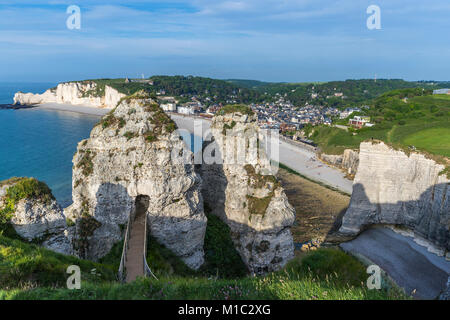 Étretat, Seine-Maritime, Normandie, France, Europe. Banque D'Images