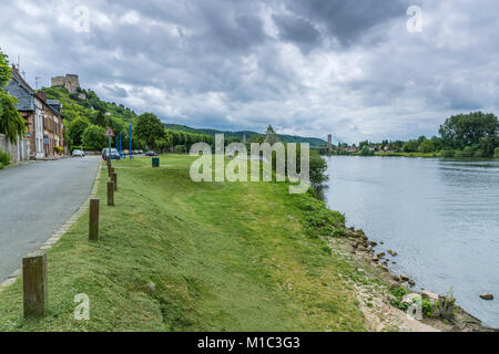 Plus de château Gaillard aux Andelys, Eure, Normandie, France, Europe Banque D'Images