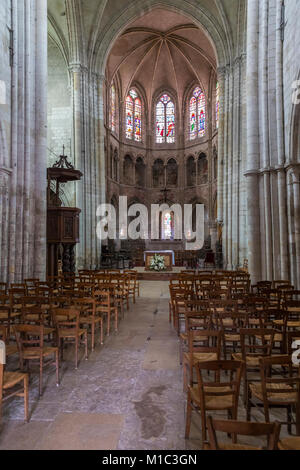 Église Saint-sauveur du Petit-Andely à Les Andelys, Eure, Normandie, France, Europe Banque D'Images