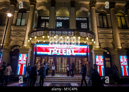 Britain's Got Talent au London Palladium West End theatre situé sur Argyll Street London, England, UK Banque D'Images