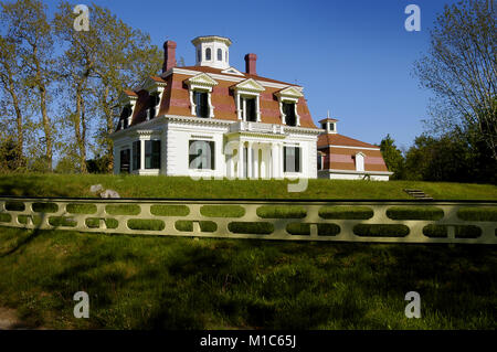 Le capitaine Edward Penniman Accueil - Fort Hill - Eastham (Cape Cod National Seashore). Le printemps sur Cape Cod, Massachusetts, USA Banque D'Images