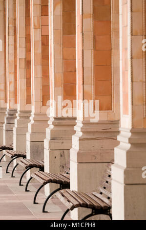 Trinkhalle, Wandelgang im Kurpark Baden-Baden Banque D'Images