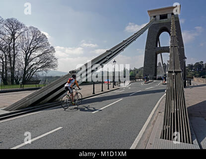 Pont suspendu de Clifton bristol angleterre Banque D'Images
