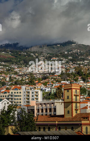 Ville Haute, Funchal, Madeira, Portugal, Oberstadt Banque D'Images