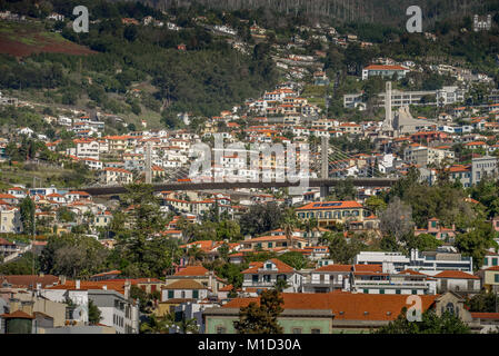 Ville Haute, Funchal, Madeira, Portugal, Oberstadt Banque D'Images