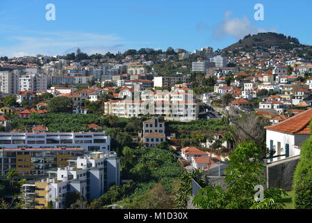 Ville Haute, Funchal, Madeira, Portugal, Oberstadt Banque D'Images