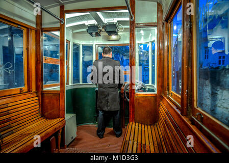 'Funiculaire Ascensor Laure n', Lisbonne, Portugal, Standseilbahn Ascensor n' 'Laure, Lissabon Banque D'Images