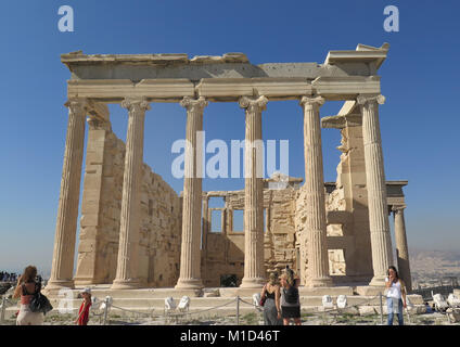 Le Parthénon, l'Acropole, Athènes, Grèce Banque D'Images