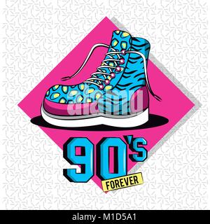 90s forever design Illustration de Vecteur