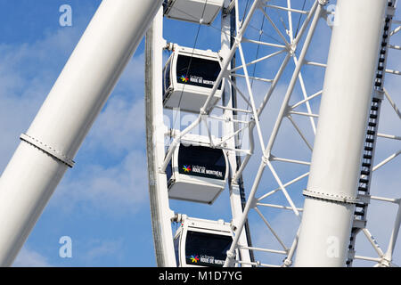 La grande roue La Grande Roue dans le Vieux Port (Vieux Port) Salon de Montréal Banque D'Images