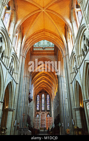 Intérieur de la cathédrale de Truro, Cornwall, England, UK. Banque D'Images