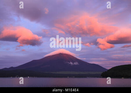 Belle vue sur le Mont Fuji, préfecture de Yamanashi, Japon Banque D'Images