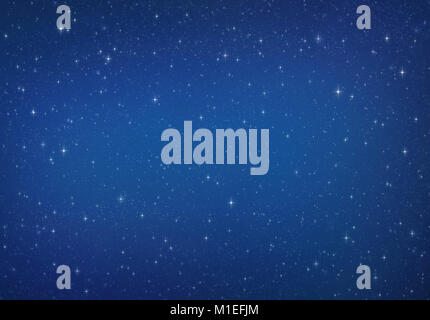 Espace infini plein d'étoiles en haute résolution. Étoiles brillantes dans le ciel de nuit. Banque D'Images