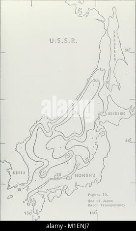 Un atlas des mesures de transparence au disque de Secchi et Forel-Ule codes couleurs pour les océans du monde. (1970) (20318074576) Banque D'Images