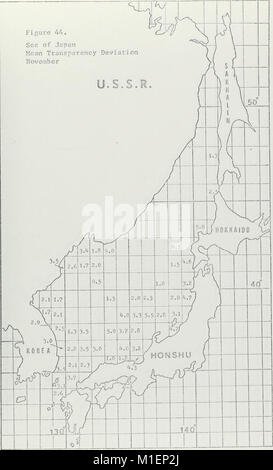 Un atlas des mesures de transparence au disque de Secchi et Forel-Ule codes couleurs pour les océans du monde. (1970) (20318159146) Banque D'Images