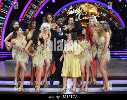 Les danseurs professionnels au Strictly Come Dancing Live Tour Photocall, Arena Birmingham, Birmingham. Banque D'Images