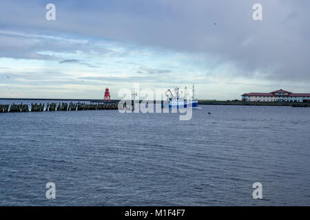 Bateau de pêche de la rivière Tyne Banque D'Images