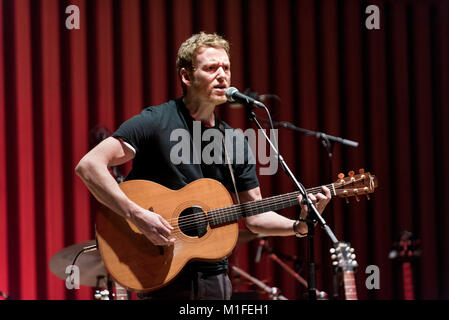 Manchester, UK. 29 janvier, 2018. Teddy Thompson en concert à l'hôtel De Stoller, Manchester, UK, 29 janvier 2018. Thompson a été de nous appuyer singers Shelby Lynne et Allison Moorer sur leur tournée britannique. Crédit : John Bentley/Alamy Live News Banque D'Images