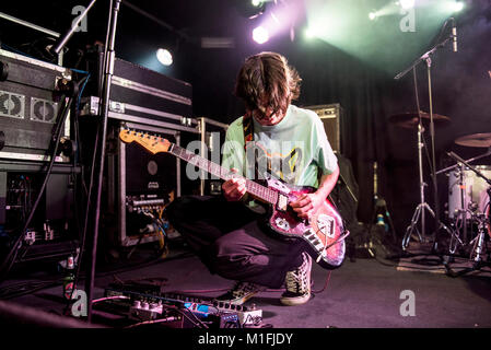 Manchester, UK. 29 janvier 2018. Sean Martin, Josh Higgins, Arran O'Connell et Carl Dillon de la nuit Cafe effectuer à l'Academy 3 à Manchester 29/01/2018 Credit : Gary Mather/Alamy Live News Banque D'Images