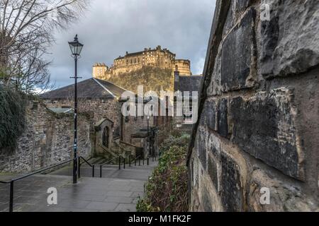 Edinburgh, Royaume-Uni. 30 janvier, 2018. Un mélange de soleil et de couvert nuageux pèse sur l'Est de l'Ecosse : Crédit Dyson riche/Alamy Live News Banque D'Images