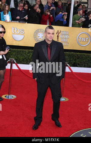 LOS ANGELES, CA - le 30 janvier : Mark Salling arrive à la 17e édition des Screen Actors Guild Awards tenue au Shrine Auditorium le 30 janvier 2011 à Los Angeles, Californie Personnes : Mark Salling Banque D'Images