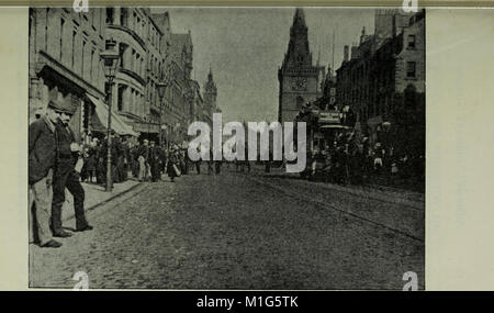 Adshead's guide pratique à Glasgow - avec la carte, vues, Itinéraires et tarifs de tramways et d'autres informations utiles (1902) (14753434626) Banque D'Images