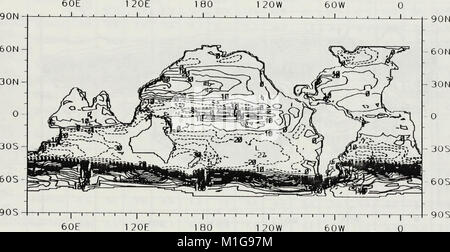 L'analyse des résultats d'une haute résolution de la circulation océanique mondiale (Modèle 1988) (17981772700) Banque D'Images