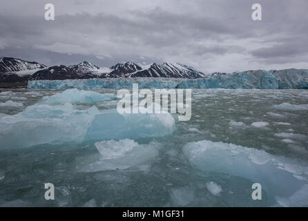 Monaco massive dans l'archipel de Svalbard en Norvège Banque D'Images