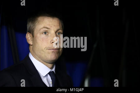 Neil Harris, directeur de Millwall, lors du Sky Bet Championship à la Den, Londres. APPUYEZ SUR ASSOCIATION photo. Date de la photo: Mardi 30 janvier 2018. Voir PA Story SOCCER Millwall. Le crédit photo devrait se lire comme suit : John Walton/PA Wire. RESTRICTIONS : aucune utilisation avec des fichiers audio, vidéo, données, listes de présentoirs, logos de clubs/ligue ou services « en direct » non autorisés. Utilisation en ligne limitée à 75 images, pas d'émulation vidéo. Aucune utilisation dans les Paris, les jeux ou les publications de club/ligue/joueur unique. Banque D'Images