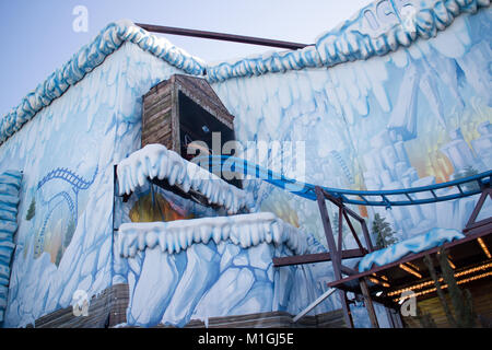 Winter Wonderland, fête foraine, Hyde Park Banque D'Images