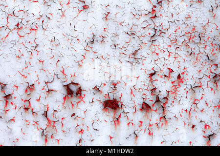 Ancienne peinture fissurée texture grunge background Banque D'Images