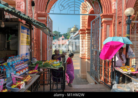 Shri Mahalsa temple hindou de Ponda, Goa, Inde. Banque D'Images