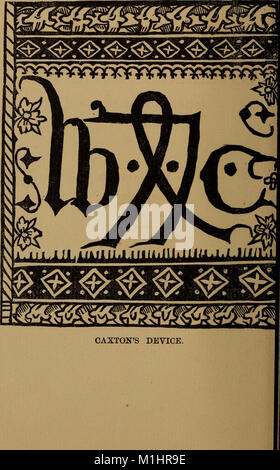 Une liste des reproductions les imitations et en fac-similé de la productions de la presse de William Caxton, Angleterre première imprimante. (1879) (14784743622) Banque D'Images