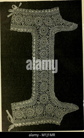 Un traité sur la fabrication de la dentelle, broderie, et l'aiguille, travaillent avec des fils de lin irlandais (1892) (14758789036) Banque D'Images