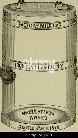 L'industrie laitière américaine - un manuel pour les décideurs du beurre et du fromage (1878) (18092363226) Banque D'Images