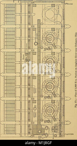 American entraînement hydroélectrique ; une compilation de données et d'informations utiles sur la conception, la construction et l'exploitation de centrales hydroélectriques, de systèmes de lignes de distribution pour les conduites forcées (1917) (14576553359) Banque D'Images