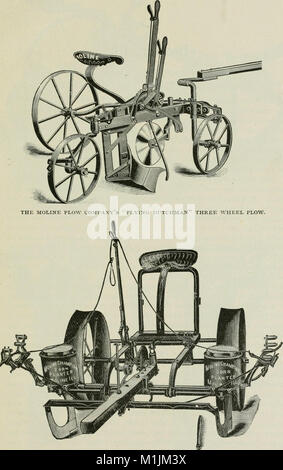 American agricultural implements ; un examen de l'invention et le développement de l'industrie des instruments aratoires de la United States (1894) (17924550059) Banque D'Images