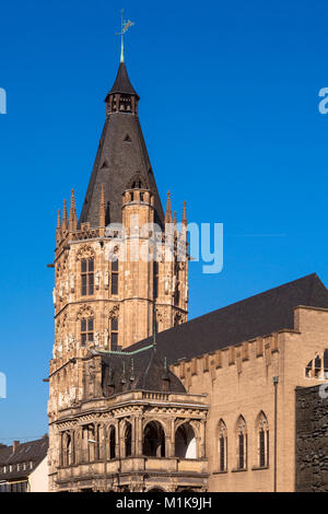 Allemagne, Cologne, la ville historique située sur la partie ancienne de la ville. Deutschland, Koeln, das historische Rathaus in der Altstadt. Banque D'Images