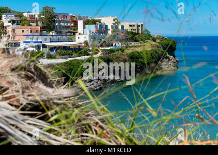 Bali, Crète, Grèce Vue de dessus à Varkotopos bay Banque D'Images